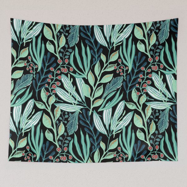 Item preview, botanical pattern illustration designed and sold by Wizabi.