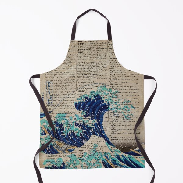 Item preview, Great Wave off Kanagawa on old paper designed and sold by fishercraft.