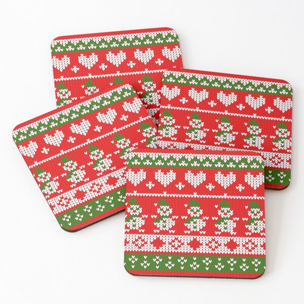 Item preview, Christmas jumper pattern with snowmen, hearts and lots of love! designed and sold by designair.