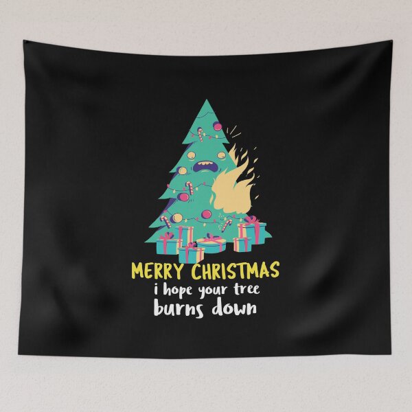 Item preview, Merry Christmas, I hope your tree burns down designed and sold by ds-4.