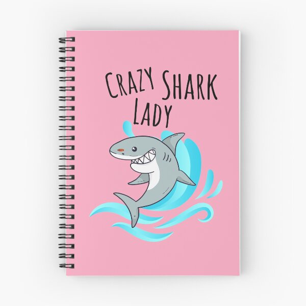 Item preview, Crazy Shark Lady designed and sold by teledesign.