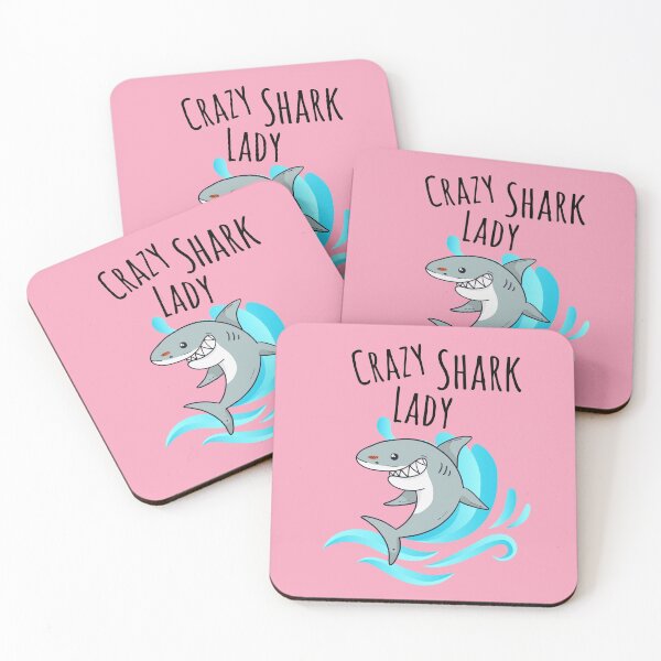 Item preview, Crazy Shark Lady designed and sold by teledesign.