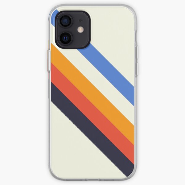 Retro 70s Stripe Design iPhone Soft Case