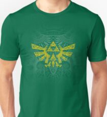 Camiseta unisex Emblema Hyrule Amarillo