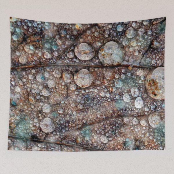 Item preview, Water Drops Leaf Background - 32 designed and sold by serenaking.