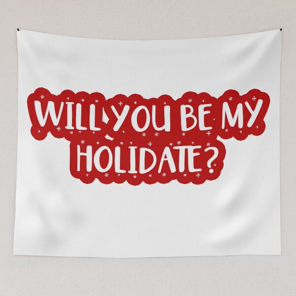 Item preview, Be my Holidate? - Netflix Christmas Movie Holiday Sticker 2020 Cast Actors Film Age Emma Roberts Funny Christmas Present Gift Card Love Couple Holiday Film Moments Trailer Review Quote Trends Ideas  designed and sold by qualityprinting.