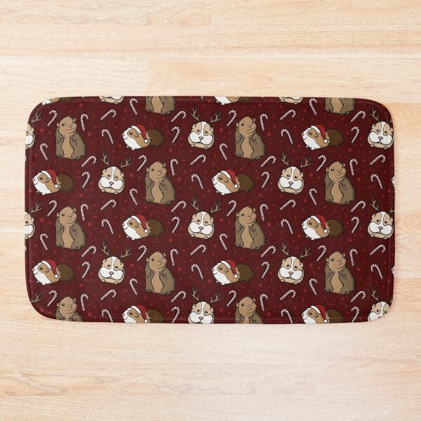 Item preview, Festive Guinea Pigs Pattern Digital Illustration designed and sold by AlmightyClaire.
