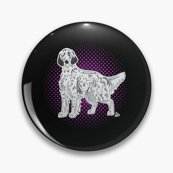 Item preview, English Setter Blue Belton COMIC style designed and sold by LeChienArtistiQ.