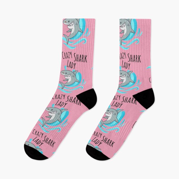 Item preview, Crazy Shark Lady designed and sold by teledesign.