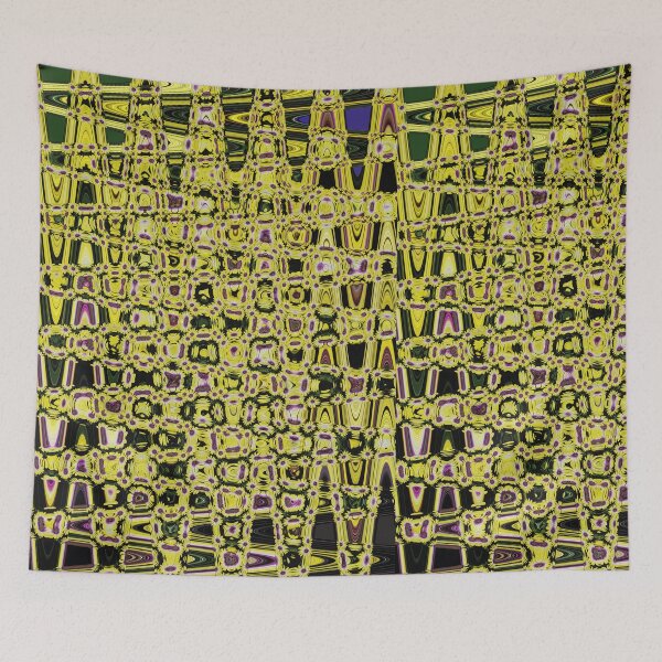 Item preview, Janca Yellow Flowers Panel Abstract Design #19 designed and sold by Tom Janca.