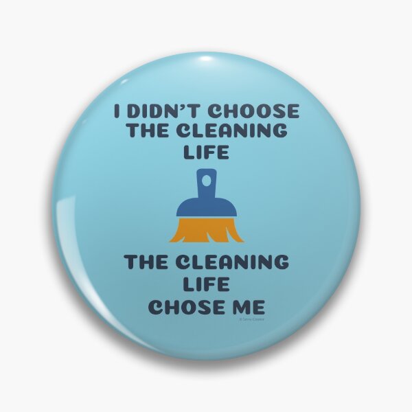 Artikelvorschau, The Cleaning Life Broom Housekeeping Reinigungsfrau Humor entworfen und verkauft von SavvyCleaner.