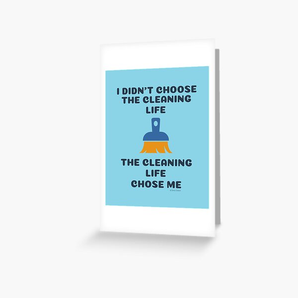 Item preview, The Cleaning Life Broom Housekeeping Cleaning Lady Humor designed and sold by SavvyCleaner.