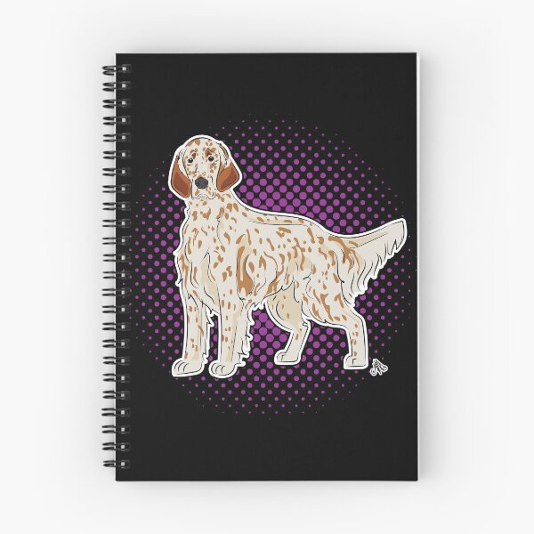Item preview, English Setter Orange Belton COMIC style designed and sold by LeChienArtistiQ.