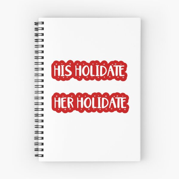 Item preview, His & Hers Holidate -Netflix Christmas Movie Holiday Sticker 2020 Cast Actors Film Age Emma Roberts Funny Christmas Present Gift Card Love Couple Holiday Film Moments Trailer Review Quote Trends Ideas designed and sold by qualityprinting.
