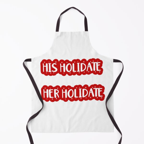Item preview, His & Hers Holidate -Netflix Christmas Movie Holiday Sticker 2020 Cast Actors Film Age Emma Roberts Funny Christmas Present Gift Card Love Couple Holiday Film Moments Trailer Review Quote Trends Ideas designed and sold by qualityprinting.