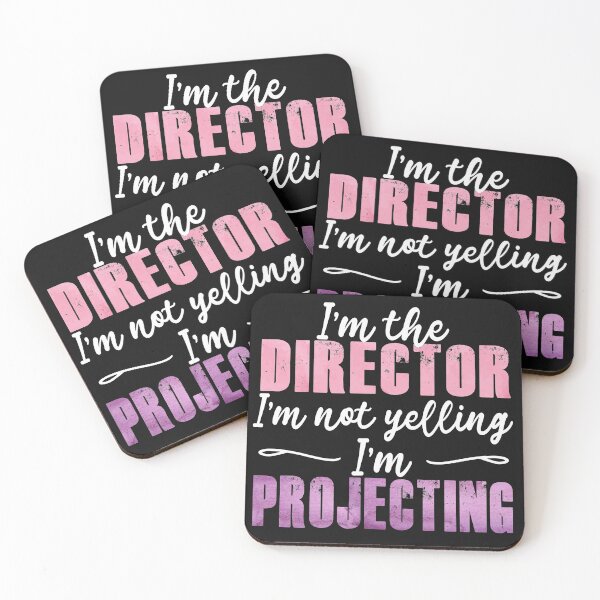 Item preview, I'm the Director. I'm not yelling - I'm Projecting in Watercolor designed and sold by KristyBDesigns.