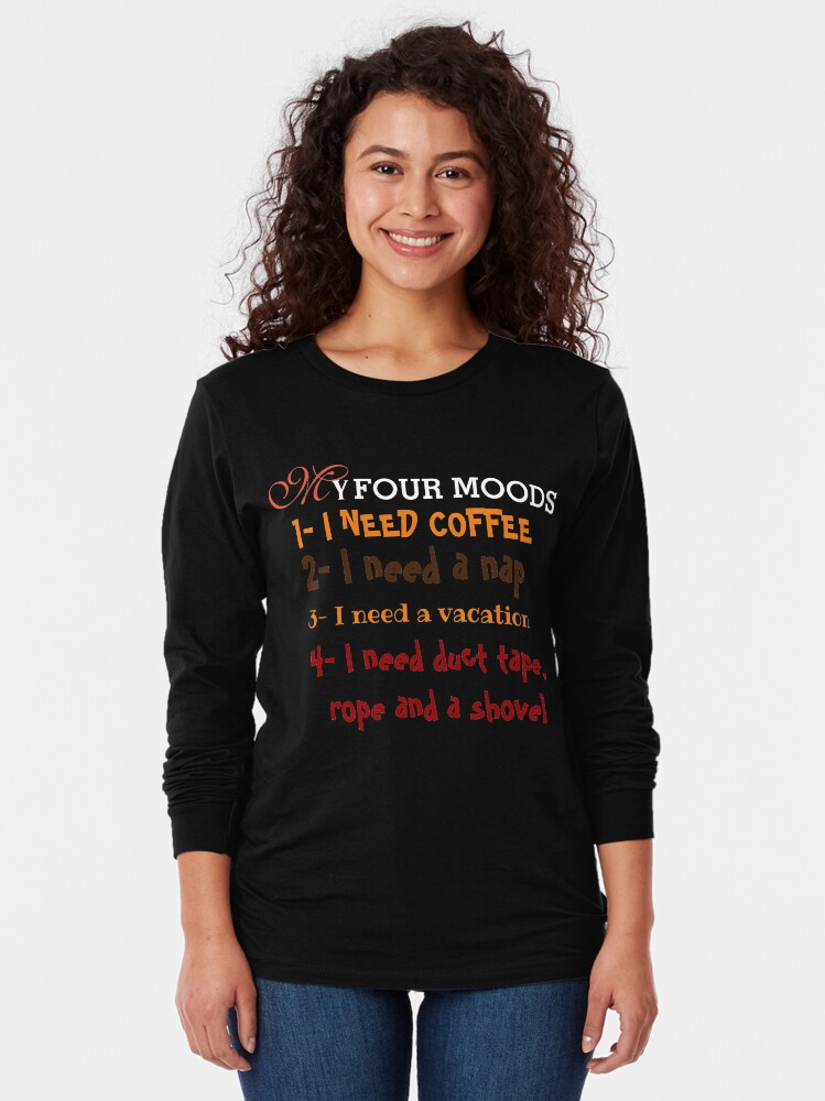 Alternate view of My four moods Long Sleeve T-Shirt