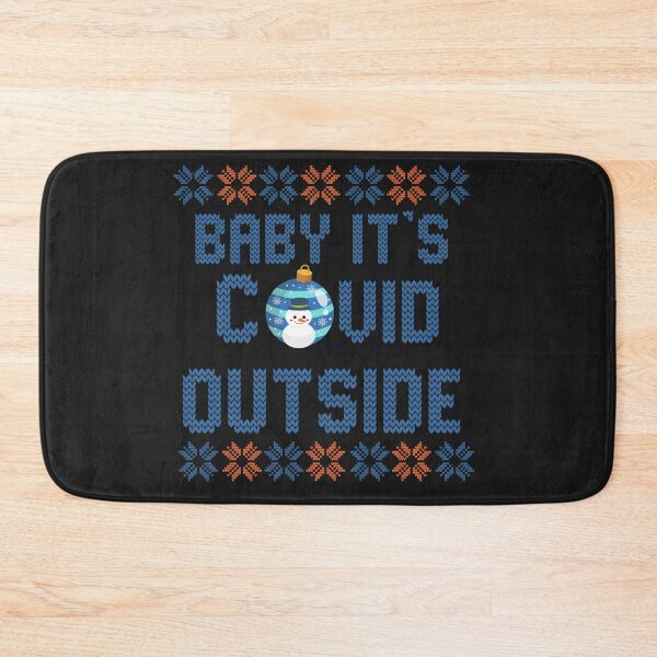 Item preview, Baby It's C*VID Outside in Blue & Orange designed and sold by BlushPearls.