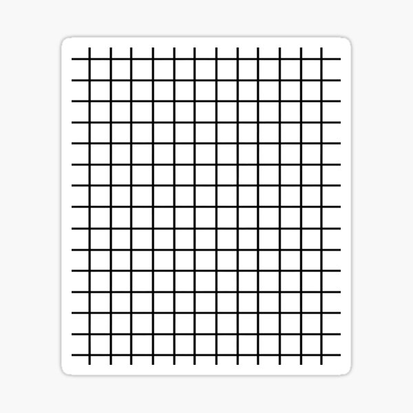 Item preview, Thick Black and White Lines Grid designed and sold by OneThreeSix.