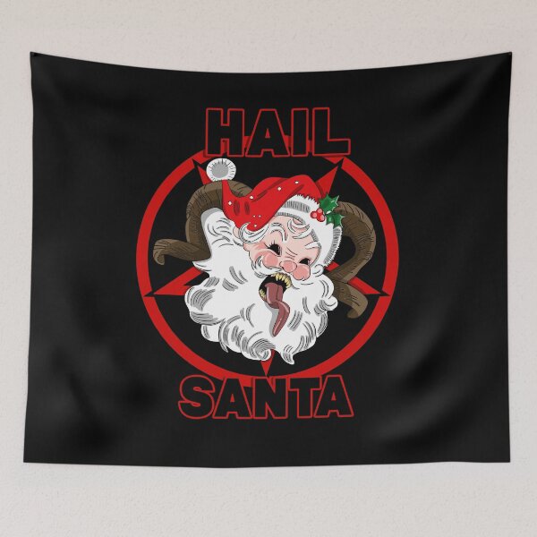 Item preview, Hail Santa Evil Christmas  designed and sold by Dixie Bailey.