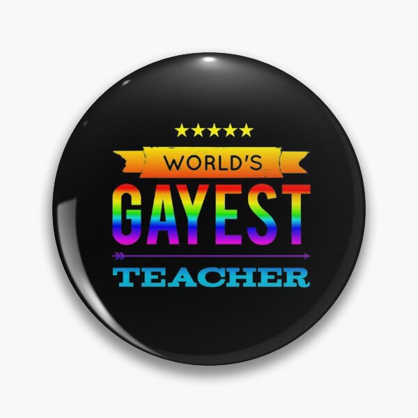 Item preview, Worlds Gayest Teacher, Gay Teacher Gift designed and sold by Mandala108.