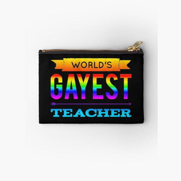 Item preview, Worlds Gayest Teacher, Gay Teacher Gift designed and sold by Mandala108.