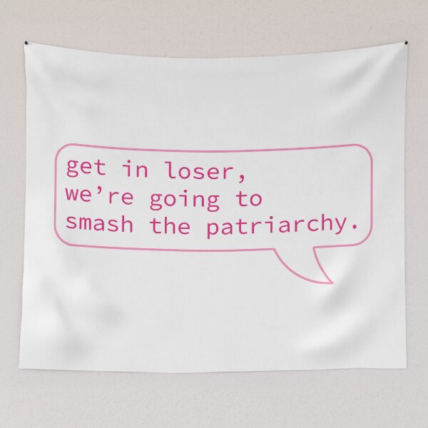 Item preview, Mean Girls - Smash the patriarchy Quote designed and sold by LemonbatStudio.
