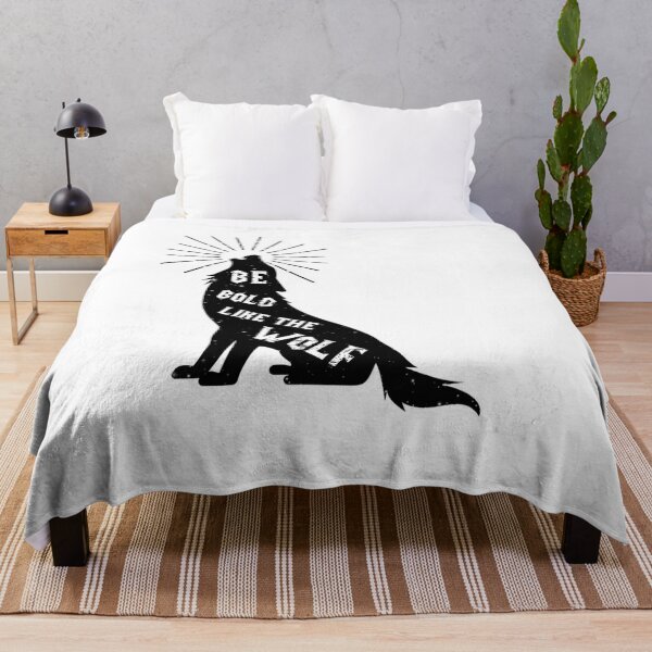 Item preview, Be Bold Like Wolf - Howling Wolf designed and sold by aMortalArtist.