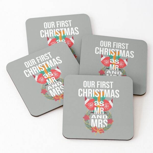 Item preview, Our First Christmas AS Mr. And Mrs. Design designed and sold by BoBiBi Designs.