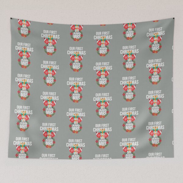 Item preview, Our First Christmas AS Mr. And Mrs. Design designed and sold by BoBiBi Designs.