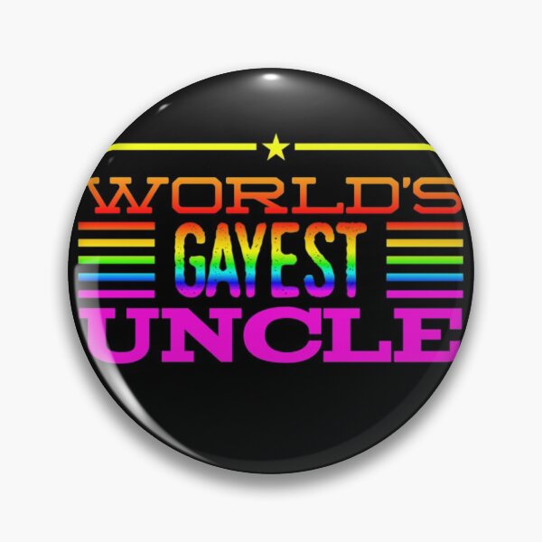 Item preview, Worlds Gayest Uncle, Gay Uncle Gift designed and sold by Mandala108.