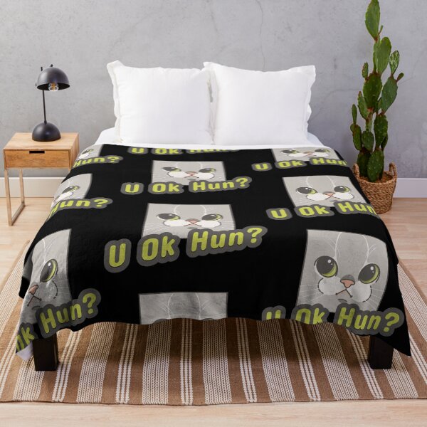 Item preview, U OK HUN? Cute Cat Face designed and sold by dogisbored.