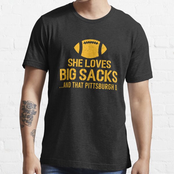 Big Sacks, Tight Ends, and A Strong D, Inappropriate Football Shirts,  Womans Cute Shirt, Funny Shirts, Super Bowl, Innuendo Essential T-Shirt  for Sale by NOUBO Tee