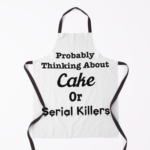 Item preview, Probably Thinking About Cake or Murder Mysteries designed and sold by LovenLaughter.