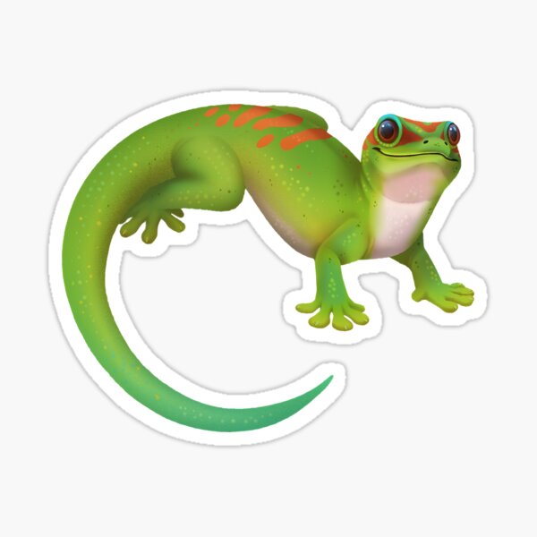 Madagascar giant day gecko Sticker
