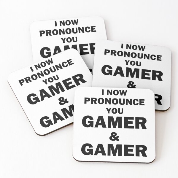 Item preview, I Now Pronounce You Gamer & Gamer Black Text designed and sold by bebopboop.