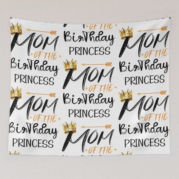 Item preview,  Mom Of The Birthday Princess Funny Mama Mommy Grandma Nana designed and sold by BrooklynArtsDs.