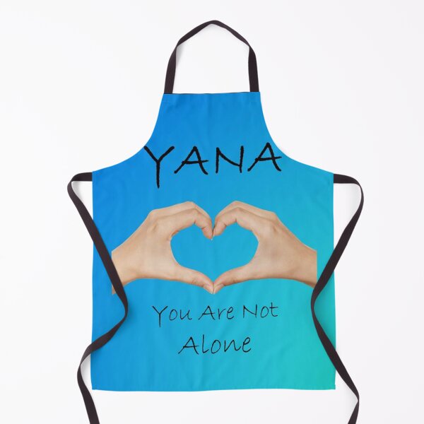 Item preview, YANA 3 "You are not alone" solidarity fraternity friendship love comfort support blue hands heart designed and sold by dragonemma.
