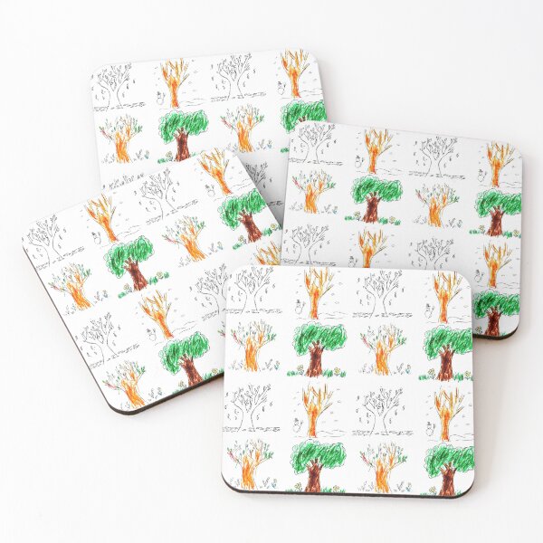 Item preview, Four seasons seen by child pattern designed and sold by Grégory DUBUS.