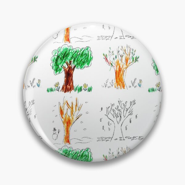 Item preview, Four seasons seen by child pattern designed and sold by Grégory DUBUS.