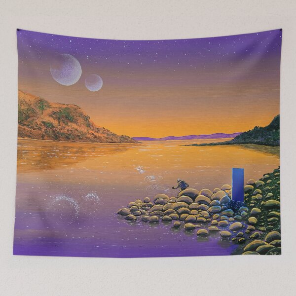 Item preview, Skipping Stones On Planet Z designed and sold by flooko.