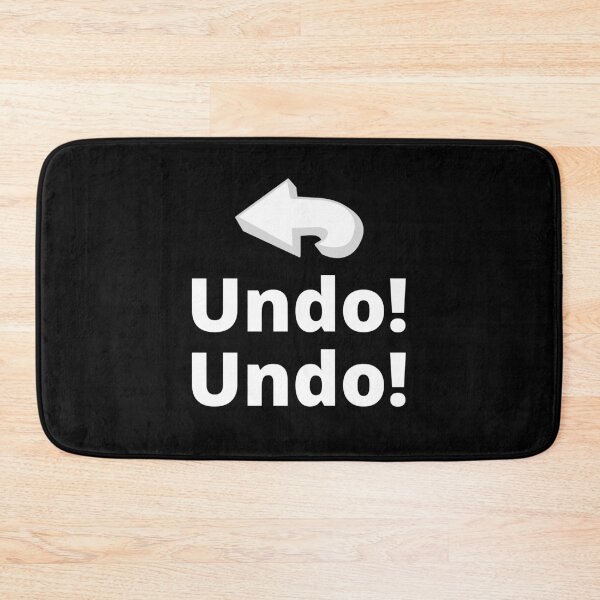 Item preview, Undo! Undo! Mistakes Happen Funny designed and sold by WhimsicaliTee.
