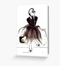 Wool and Tulle Greeting Card