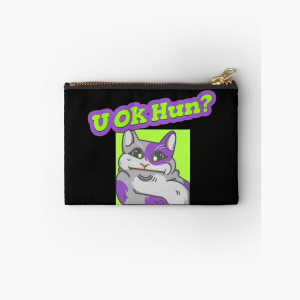 Item preview, U OK HUN? Cute Kawaii Twitch Meme Cat Face designed and sold by dogisbored.