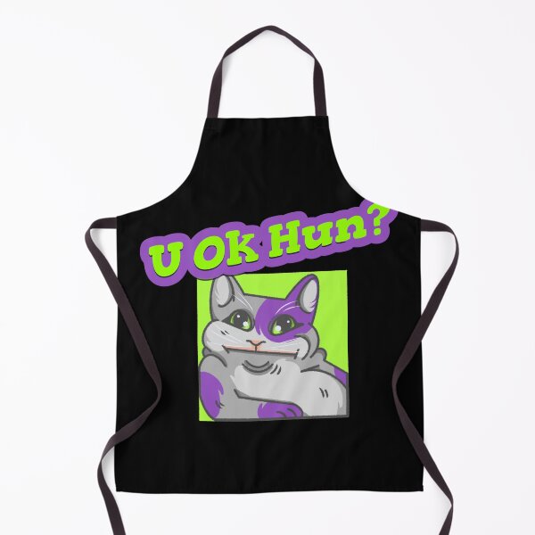Item preview, U OK HUN? Cute Kawaii Twitch Meme Cat Face designed and sold by dogisbored.