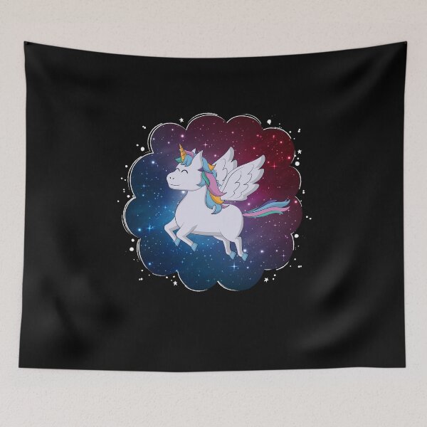 Item preview, Cute flying unicorn designed and sold by inkedtee.