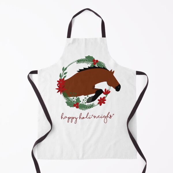 Item preview, Happy HoliNeighs Christmas Jumper Horse designed and sold by HorseFly Ranch.