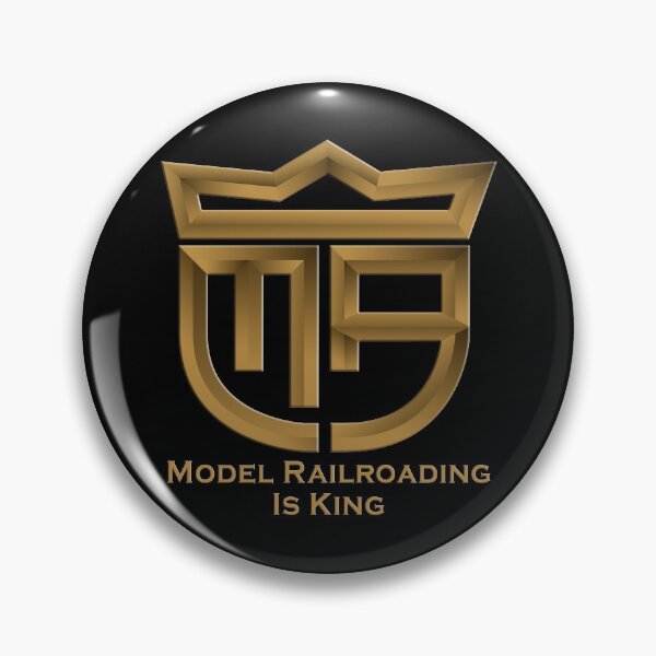 Item preview, Model Railroading is King Unique and Special Metallic Model Railroading Design. Great Gift for the Model Railroader in Your Life. Or Spoil Yourself! designed and sold by UrTops.