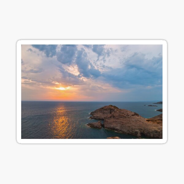 Item preview, Seascape at sunset designed and sold by Eros Suà.