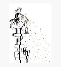 Christmas Stardust Photographic Print